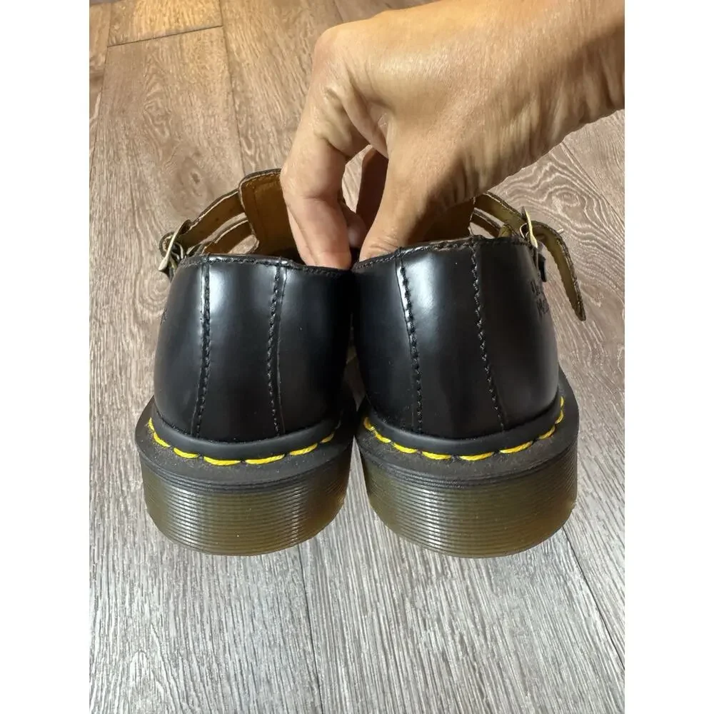 Dr. Martens 12916 Shoes Womens Size 7 Leather Double Strap Mary Jane Flats - Picture 6 of 13